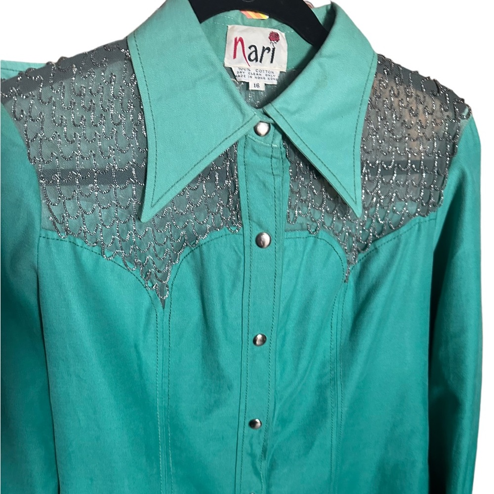 VINTAGE 1960’s NARI 2PC. WESTERN PANTSUIT